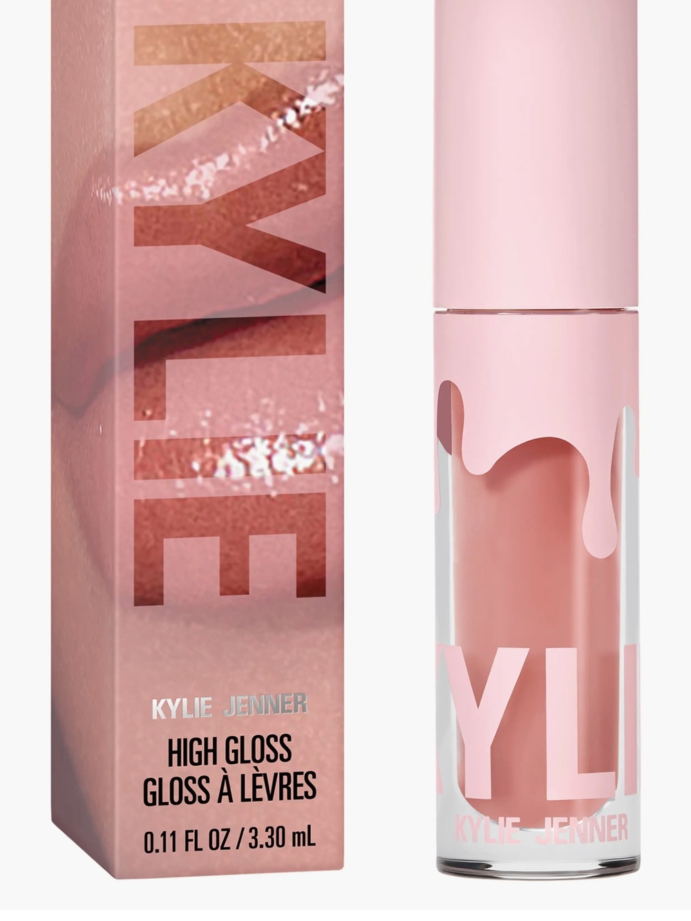 Kylie Cosmetics High Gloss Lip Gloss Soft Nude Pink In 319 Diva NIB